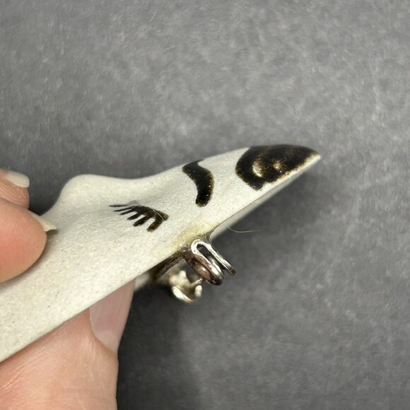 Las Mascaritas Face Mask Pin Brooch Corachol Imports Women Artisan Made Mexico - Picture 4 of 7